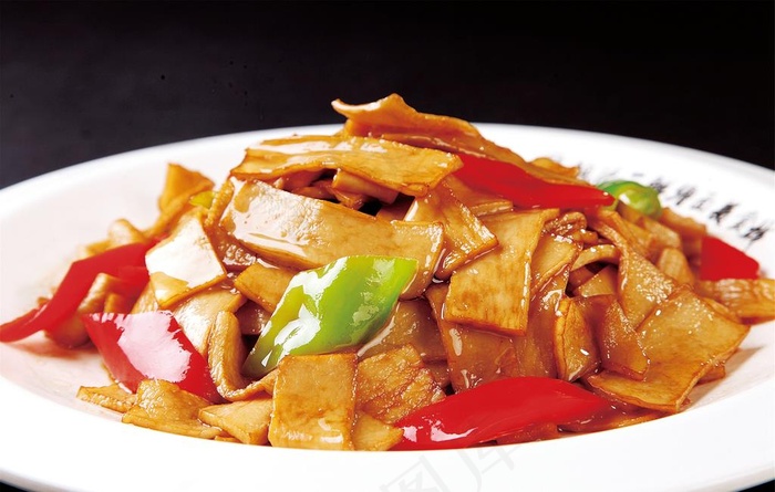 干烧杏鲍菇图片