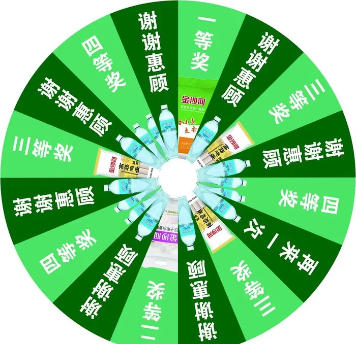 抽奖转盘图片(3937x3937)psd模版下载