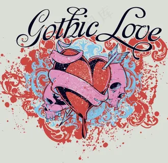 心型 刺青纹身  心型刺图片