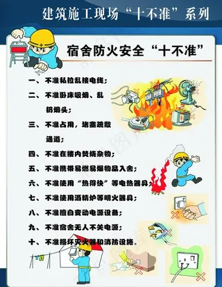 宿舍防火安全图片