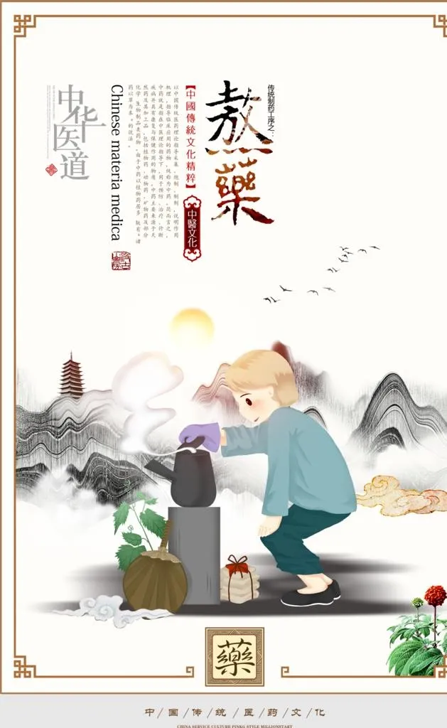 中华医道图片(1931x2990)psd模版下载