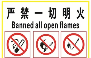 严禁一切明火图片