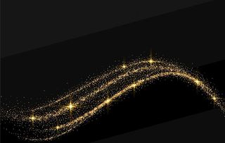 金色流体光效图片