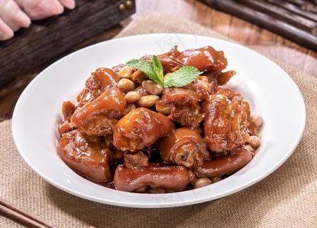 红烧猪脚图片 红烧猪脚图片