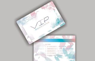 清新 时尚 美甲美容白色会员卡图片