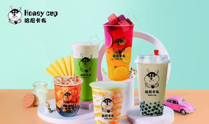 奶茶 茶水 饮料 果汁 灯片图片