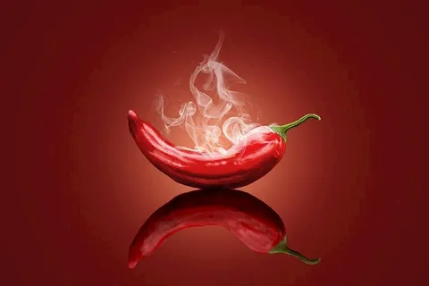 辣椒 背景图片