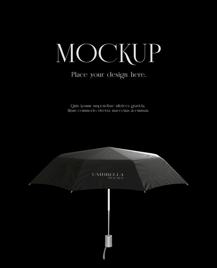 雨伞样机图片