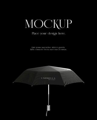 雨伞样机图片