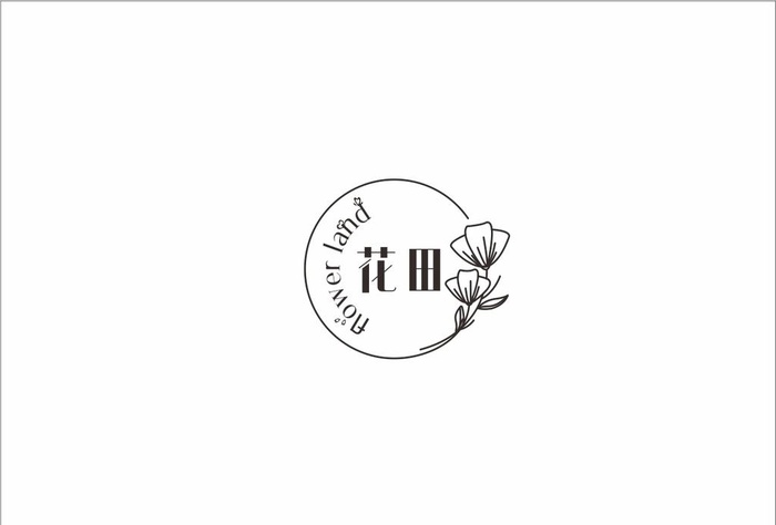花田logo图片cdr矢量模版下载