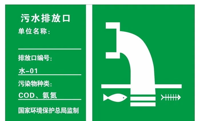 污水排放口图片cdr矢量模版下载