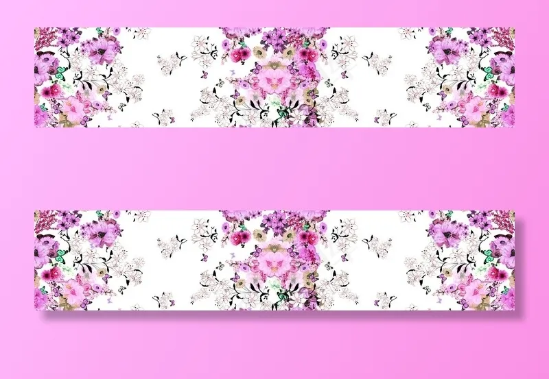 双边定位花型图片