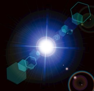 光晕星光矢量图片