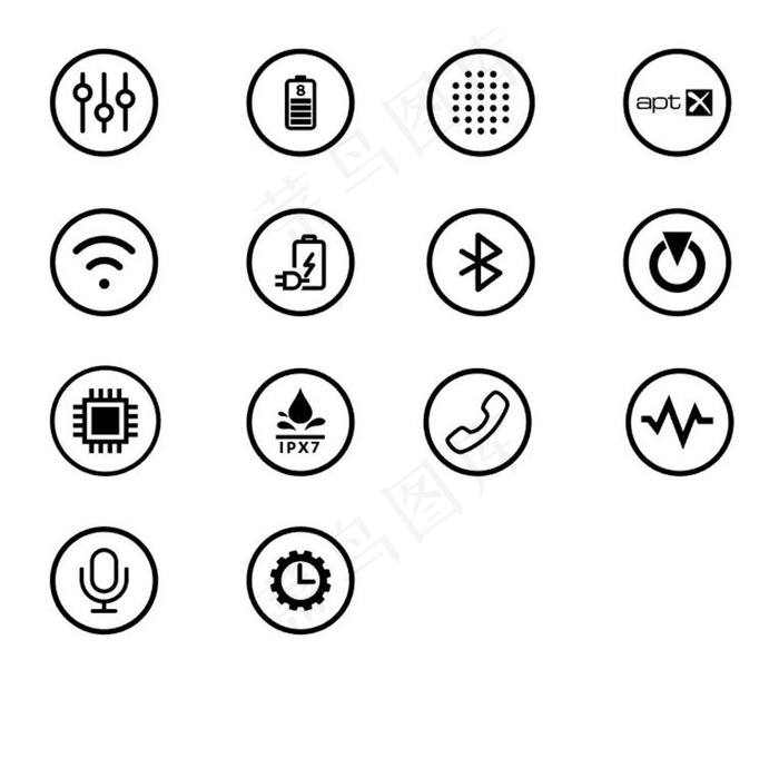 图标 icon 蓝牙 wifi图片