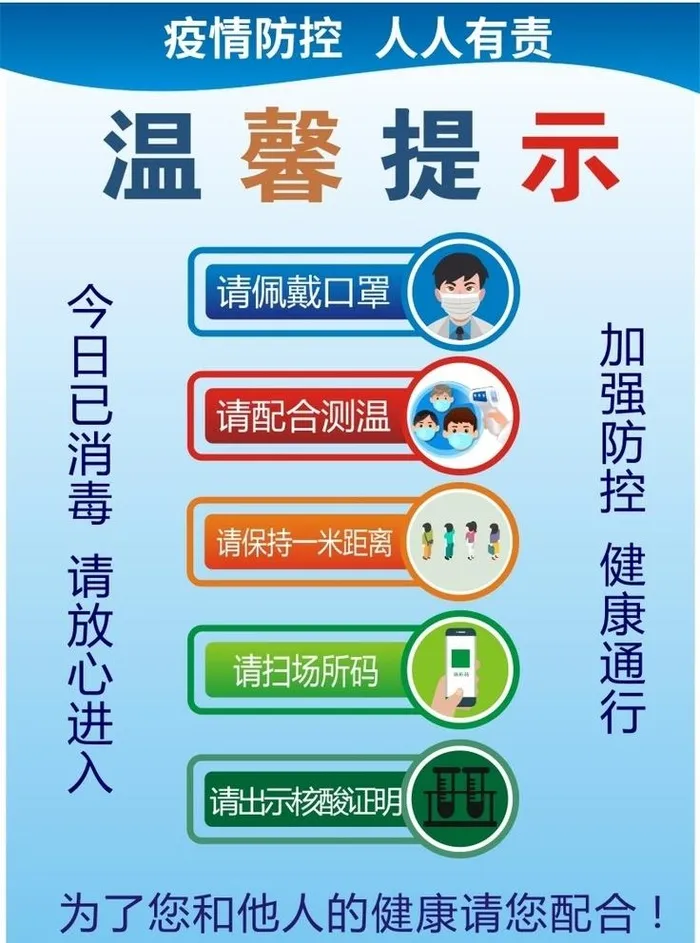 疫情防控宣传牌图片cdr矢量模版下载