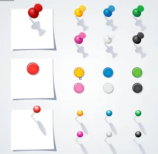 矢量图钉素材图片