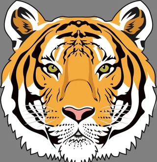 老虎头素材图片