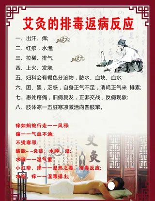 艾灸排毒图片