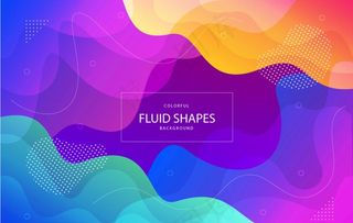 渐变色块抽象背景图片