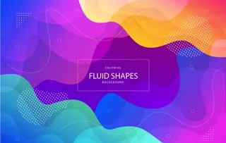 渐变色块抽象背景图片