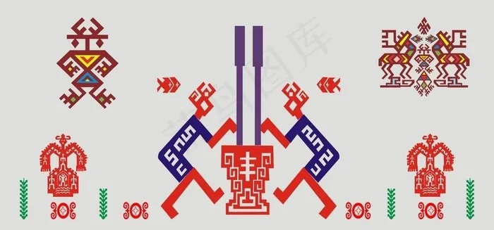 少数民族图片cdr矢量模版下载