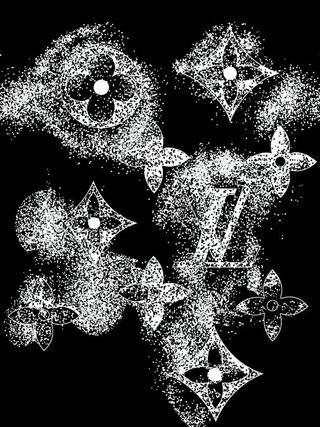 大牌扎染字母图片