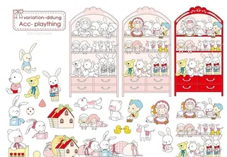 可爱卡通娃娃元素图片