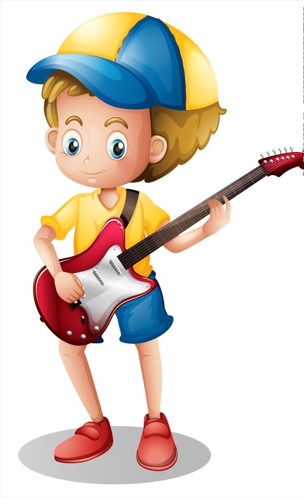 卡通儿童音乐表演图片