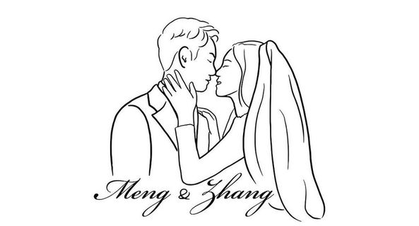 婚礼人头像LOGO图片