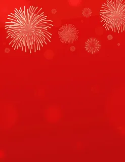 红色渐变烟花喜庆新年背景图片