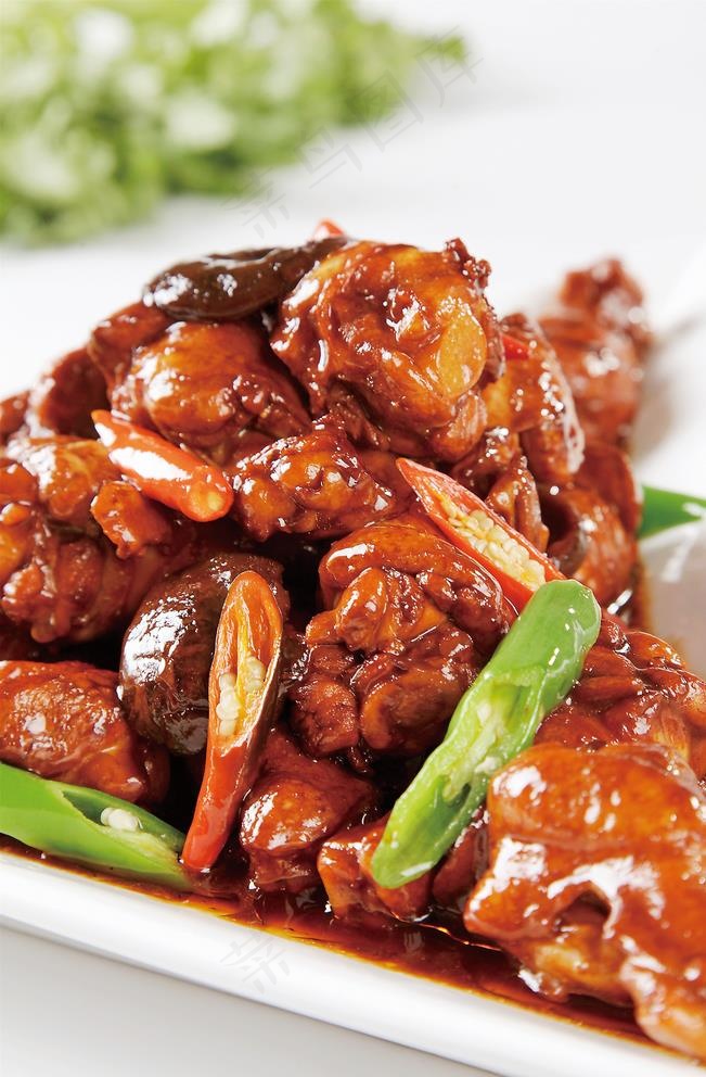 可乐香辣鸡图片