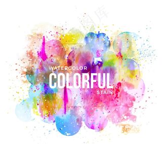 水彩背景图片