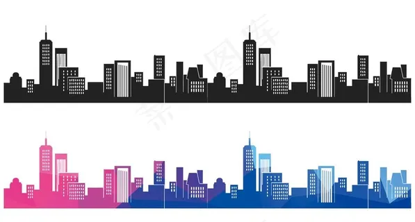 城市剪影图片