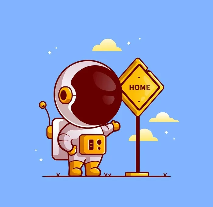 Q版宇航员  返回图片