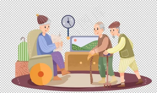 养老院生活图片