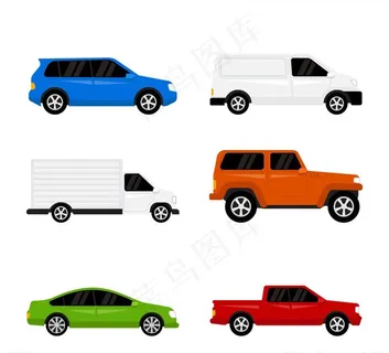 时尚车辆矢量素材图片