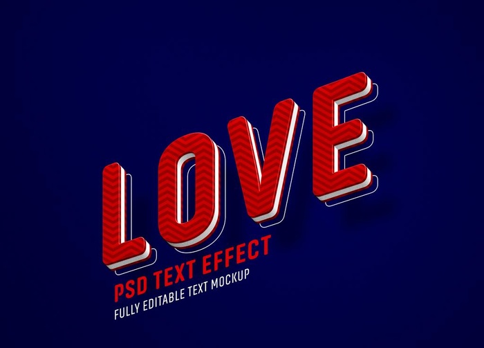 精品PS可编辑3D文字特效效果图片