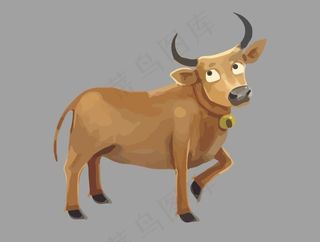 卡通牛矢量牛图片