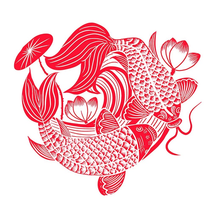 年年有鱼图片(4724x4724)psd模版下载