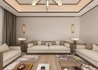 中式效果图 室内场景图 免抠图图片