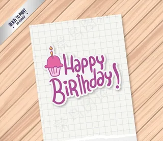 打印生日卡图片