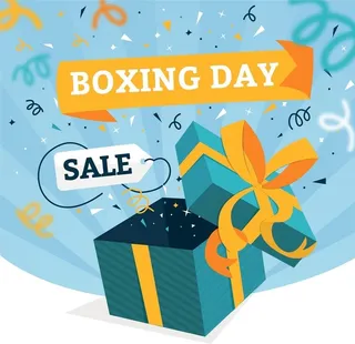 促销大礼盒矢量图片