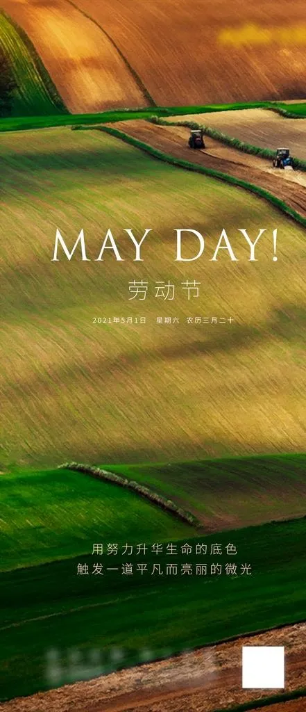 五一劳动节图片(1125x2436)psd模版下载