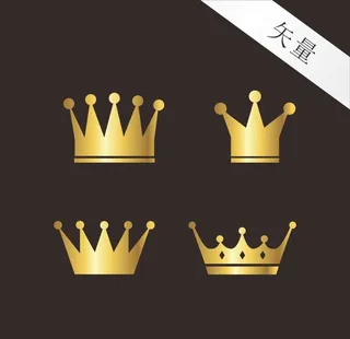 矢量渐变皇冠金色皇冠图片