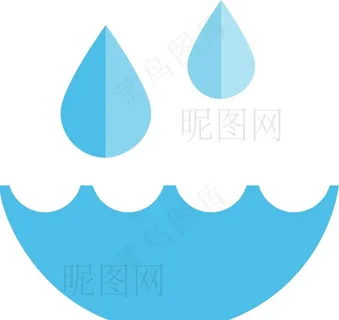 下雨UI标识标志LOGO图片