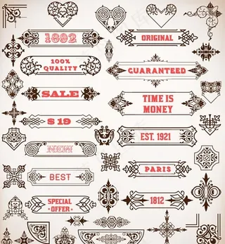 古典边框花纹图片