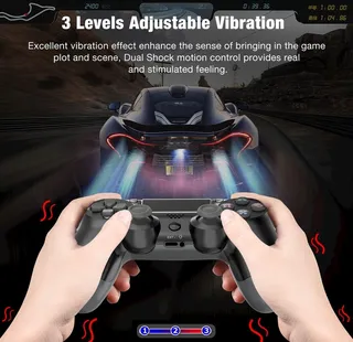 PS4 黑色手柄振动图图片