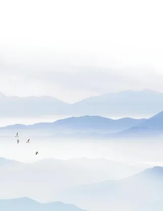 中国风山水背景古风图片