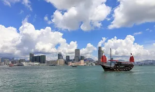 香港维多利亚港风光图片