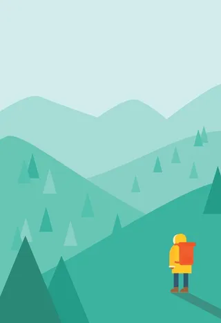 旅行风景插画图片